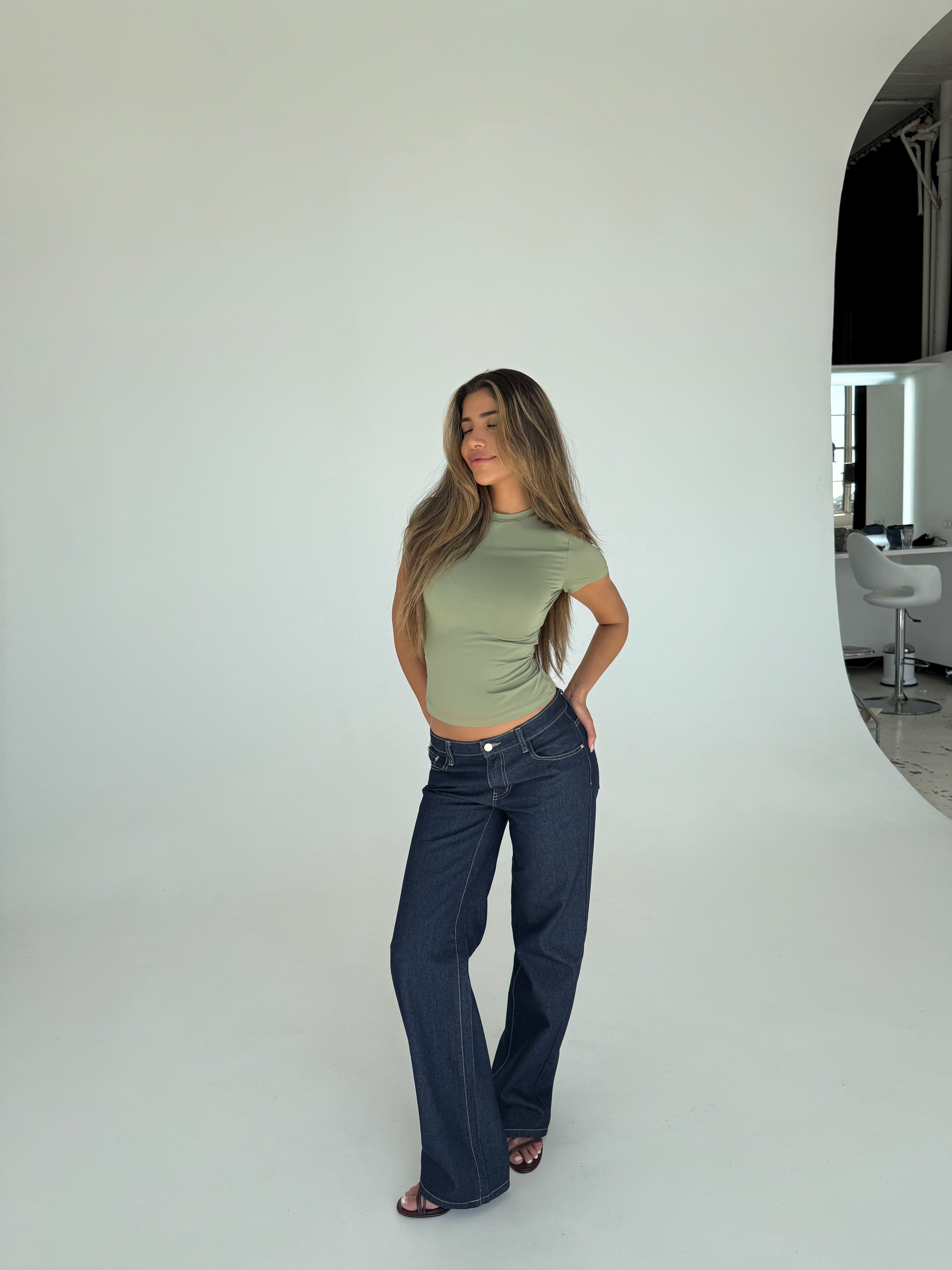 Basic tee - sage grøn