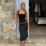 Beba button top - sort