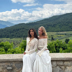 Athena lace top - cream