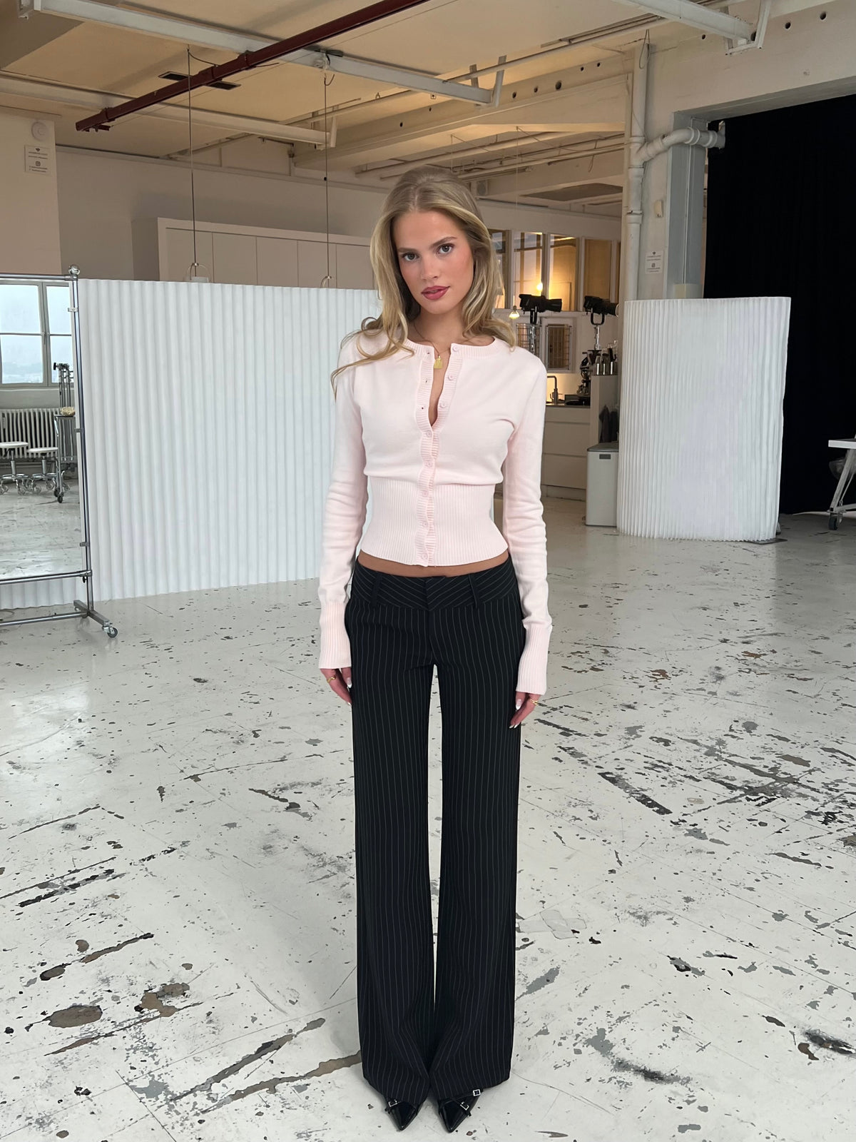 Livia trousers - black striped