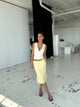 Melia mesh skirt - light yellow 