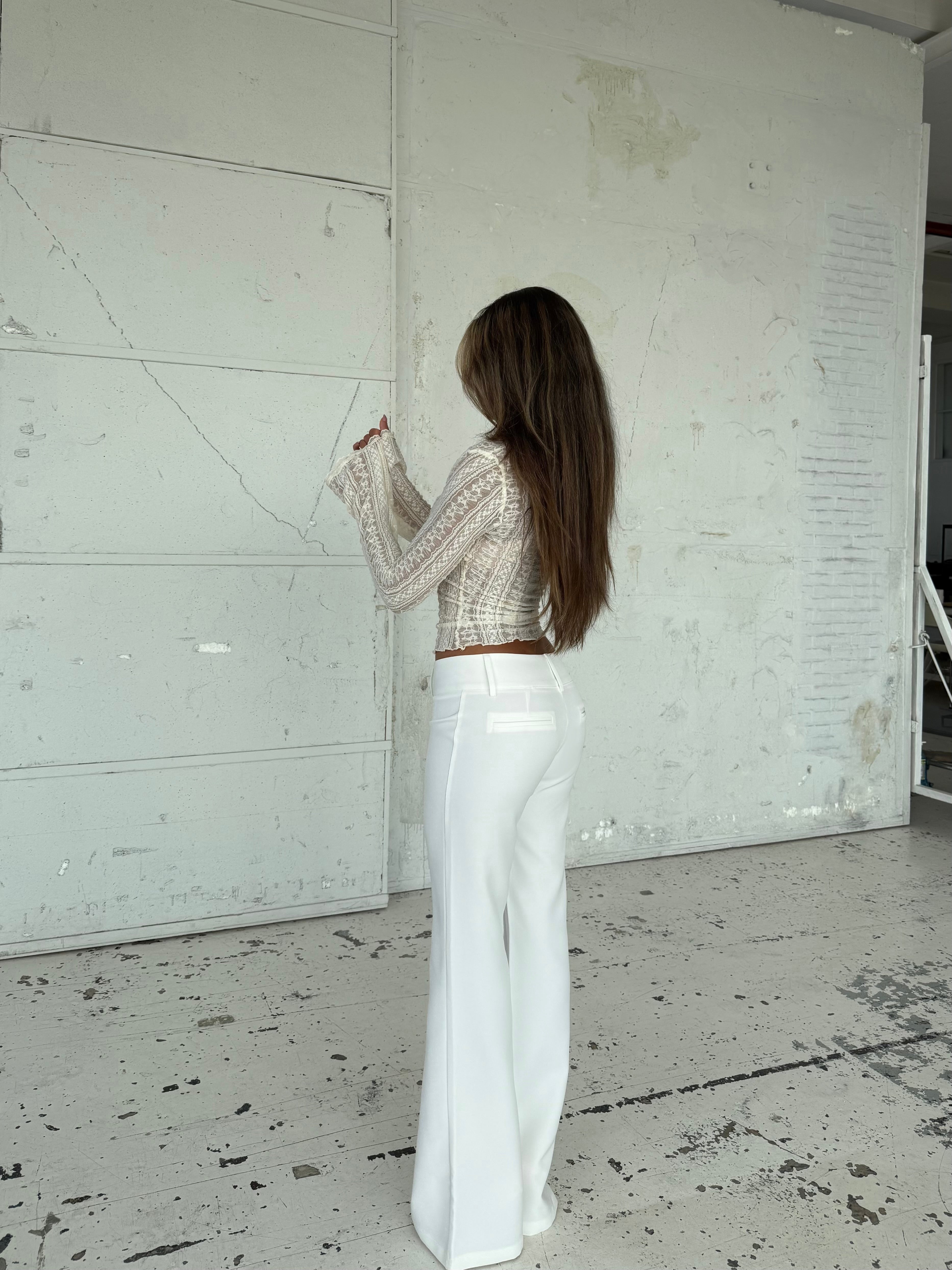 Lyra lace top - vintage cream