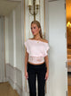 Hera basic lace top - pink