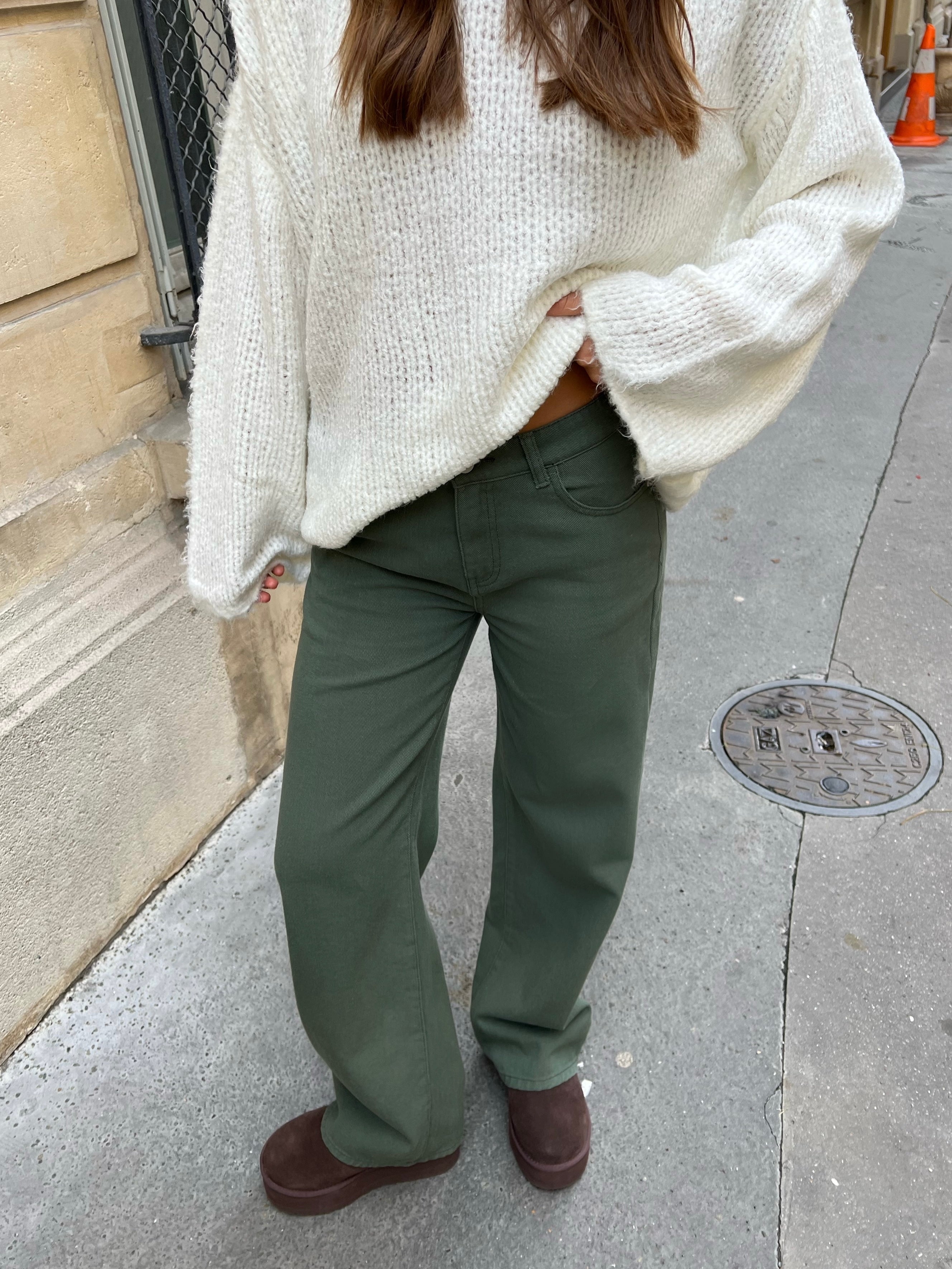 Jolie jeans - army grøn