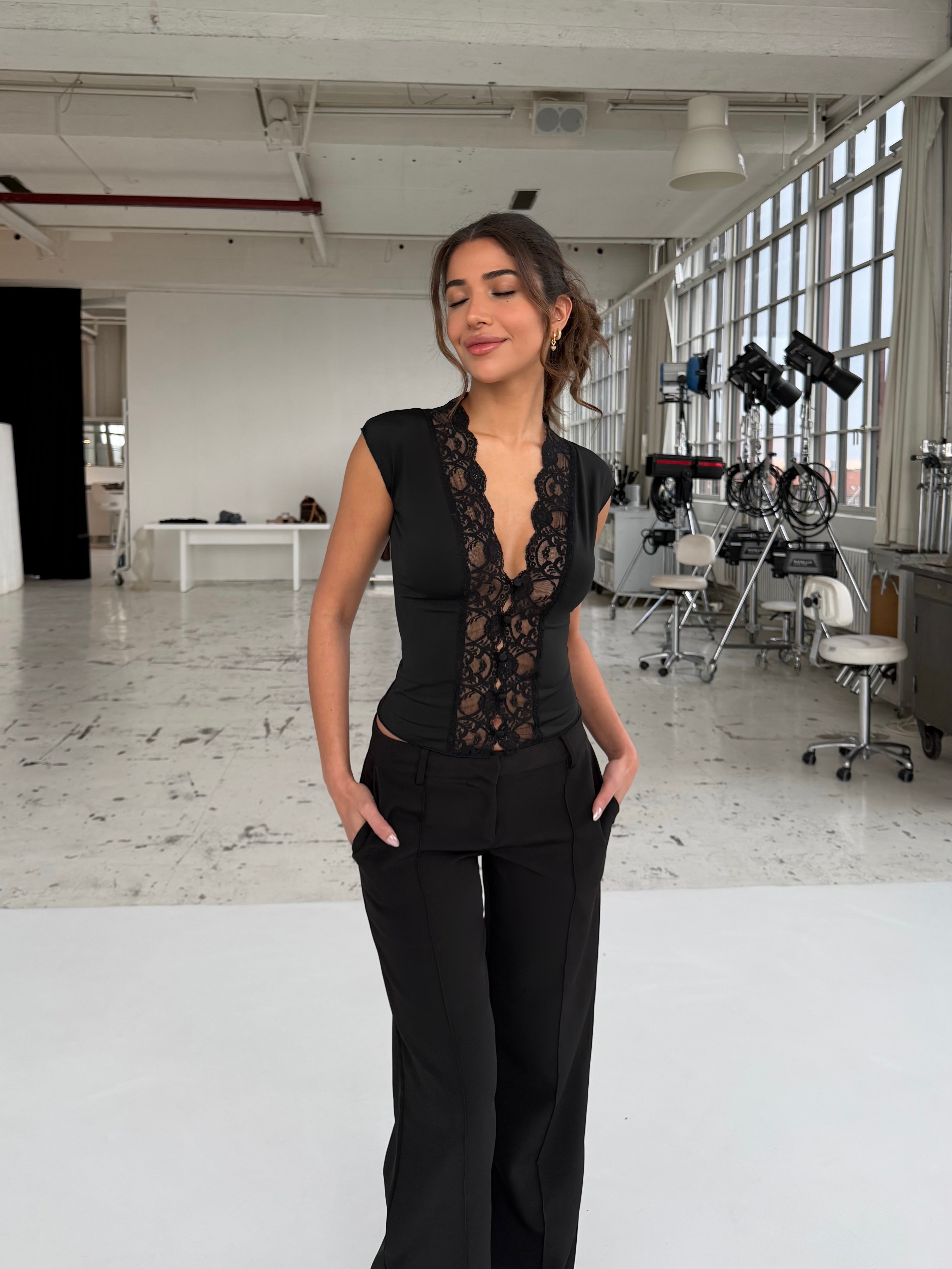 Pretty Luna basic tee - sort