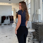 Baia basic top - mørk blå