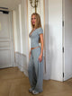 Lucia Rib Pants – Dark Grey