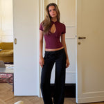Baia basic top - bordeaux