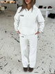 VDB sweatpants - white/grey mottled