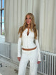 Knit Cardigan - White 