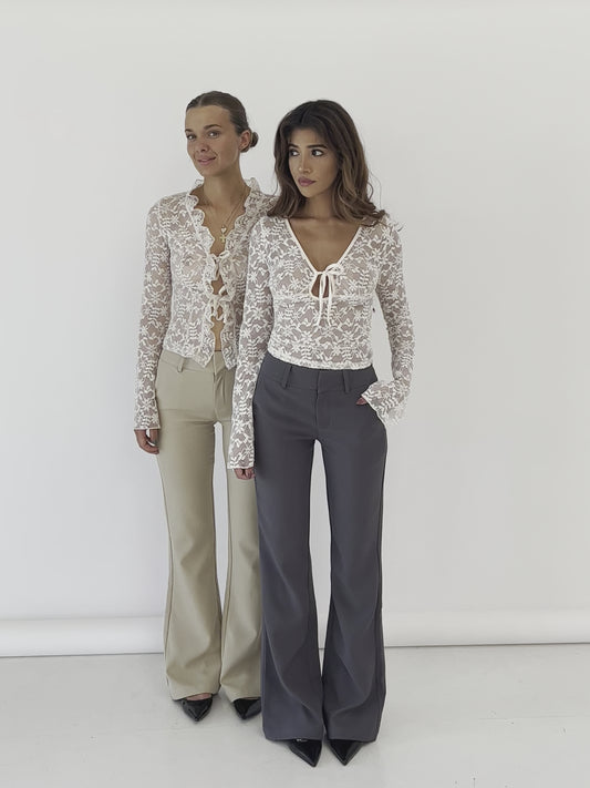 Livia trousers - dark grey